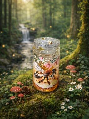 Honey Drip Glitter Sip